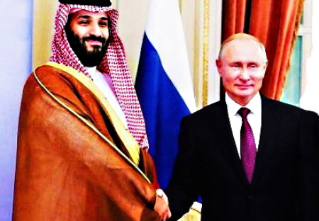 Putin recibió un recibimiento espectacular en Emiratos Árabes Unidos