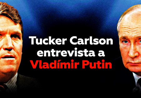 Tucker Carlson entrevista a Vladímir Putin Publicado: