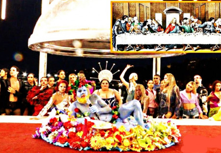 Representación de la ‘Última cena’, cuadro de Leonado Da Vinci, generó debate en redes sociales por hacerla con temática LGBTTTIQ+