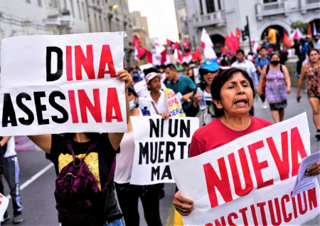 Los peruanos exigen la renuncia de la «asesina» Boluarte y prontas elecciones