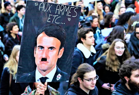 Macron advirtió de una conspiración global antioccidental